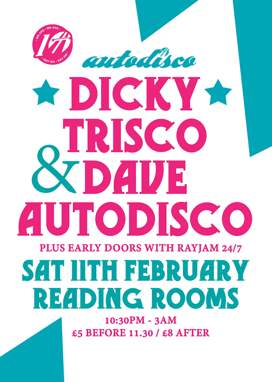 Disco Deviance: Autodisco February event poster