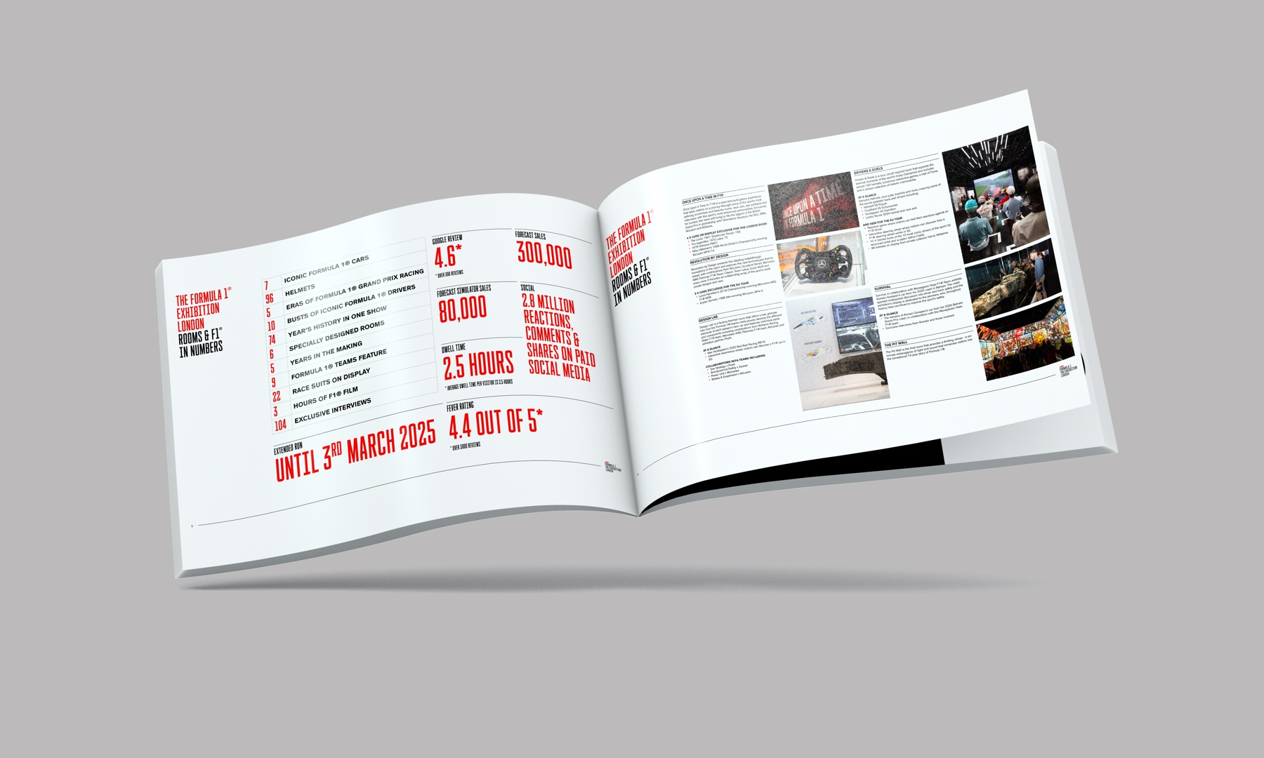 F1: Exhibition brochure design