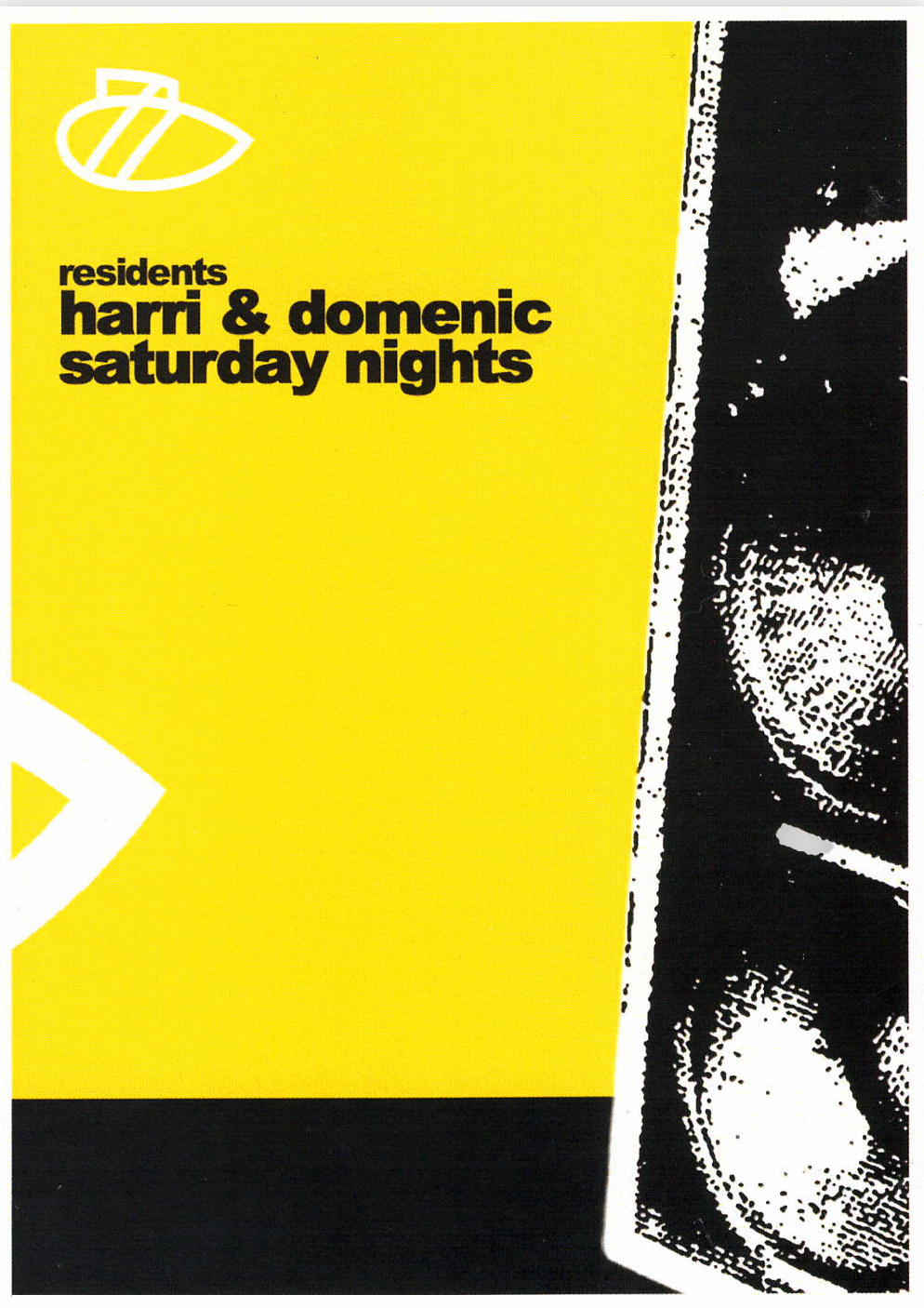 Sub Club: Yellow flyer reverse