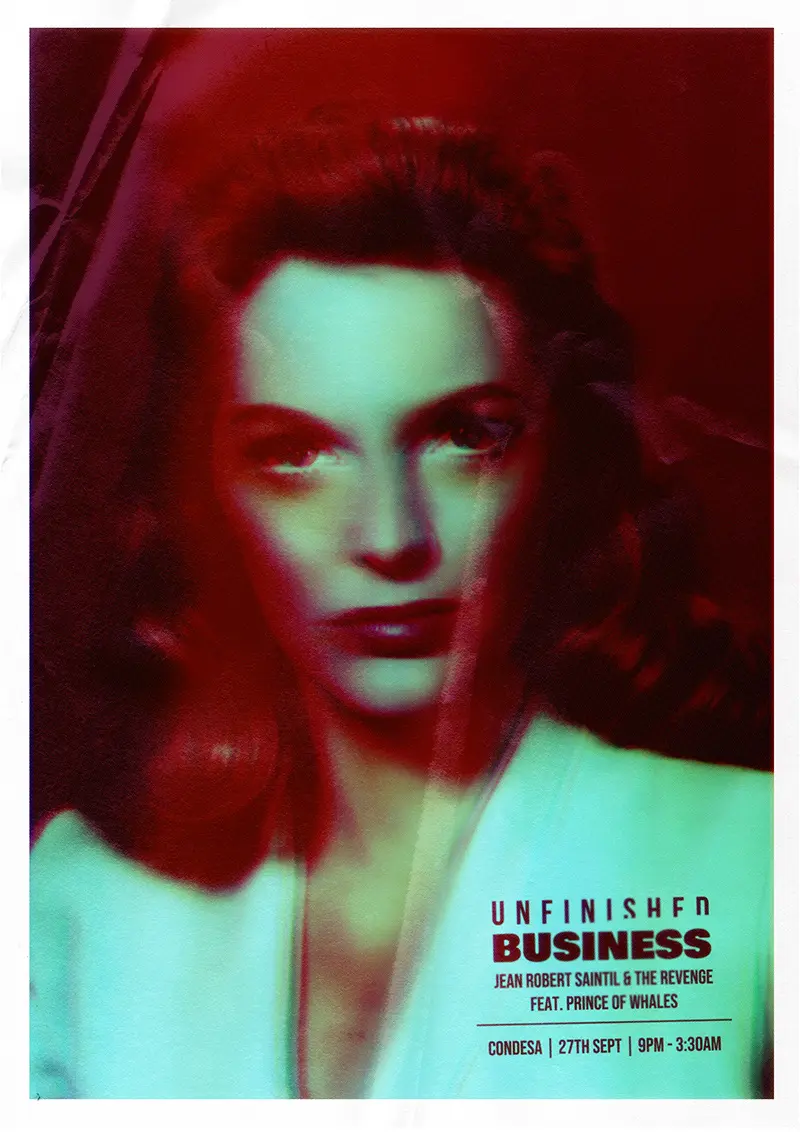 Unfinished Business: Event poster artwork